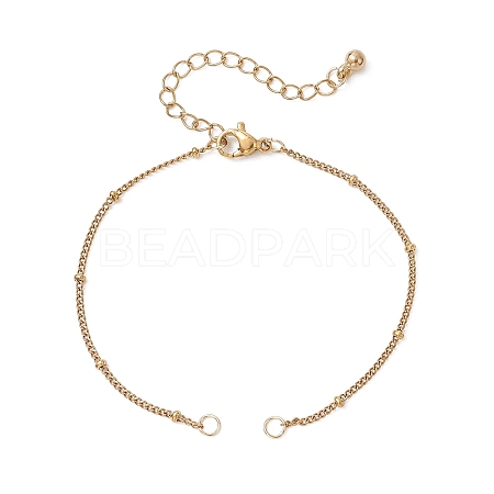 304 Stainless Steel Satellite Chain Bracelet Making AJEW-JB01578-01-1