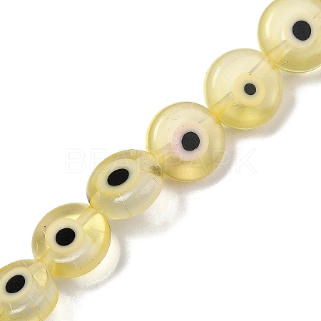 Handmade Evil Eye Lampwork Beads Strands LAMP-G164-10C-05-1