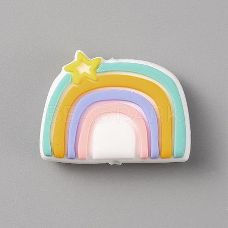 Silicone Beads SIL-WH0001-25C-1