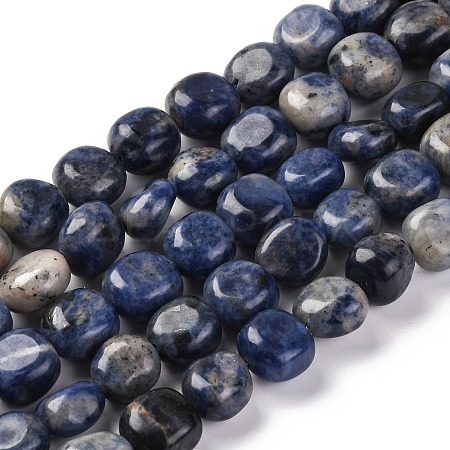 Natural Sodalite Beads Strands G-G146-A03-02-1