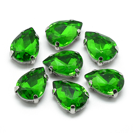 Sew on Rhinestone RGLA-T035-7x10mm-20-1