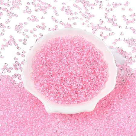 8/0 Inside Colours Transparent Glass Seed Beads X1-SEED-T007-06G-1