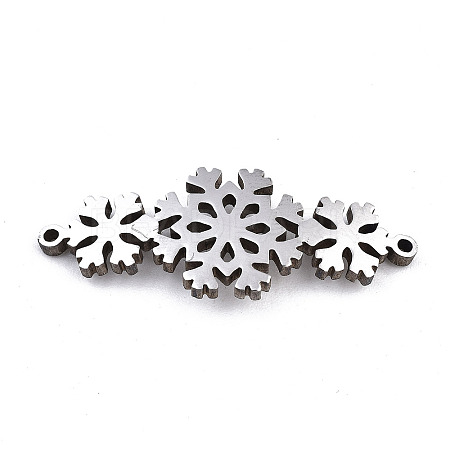 Non-Tarnish 304 Stainless Steel Link Connectors X-STAS-T059-17P-1