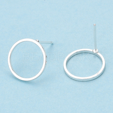 Brass Ear Stud Findings KK-S336-33S-1