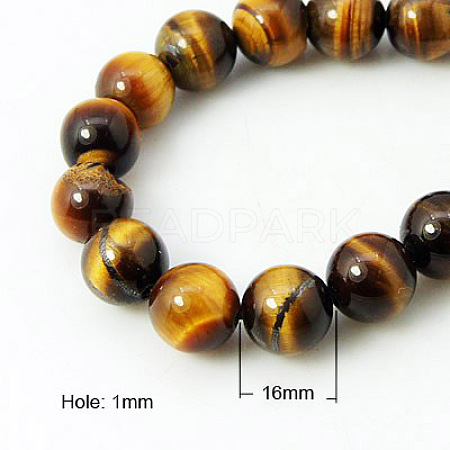 Natural Tiger Eye Beads Strands X-G-G099-16mm-5-1