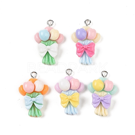 Opaque Resin Pendants MACR-P043-N06-1