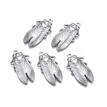 Non-Tarnish 201 Stainless Steel Pendants STAS-S119-165P-1