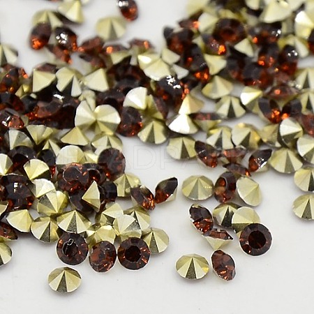 Grade AAA Pointed Back Resin Rhinestones CRES-R120-2.0mm-21-1