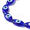 Handmade Evil Eye Lampwork Beads Strands LAMP-G154-06B-3