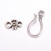 Tibetan Style Hook and Eye Clasps LF1278Y-NF-1