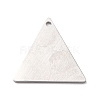 Tarnish Resistant 304 Stainless Steel Pendants STAS-F271-08D-P-2