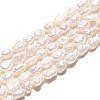 Natural Cultured Freshwater Pearl Beads Strands X-PEAR-N014-03H-01-2