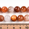 Natural Red Hematoid Quartz Beads Strands G-T140-10mm-01-5