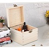 9 Sections Wooden Box Storage WOOD-WH0103-41-6