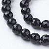 Natural Black Onyx Beads Strands G-E145-10mm-3B-3