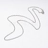 Brass Chain Necklaces X-MAK-L009-07P-2