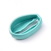 Baking Paint Alloy Beads X-PALLOY-CJC0001-18F-2