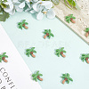 60Pcs Opaque Resin Cabochons RESI-SC0006-11-3
