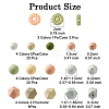 48Pcs 14 Styles Food Grade Eco-Friendly Silicone Focal Beads DIY-YW0008-83A-4