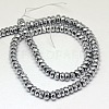 Electroplate Non-magnetic Synthetic Hematite Beads Strands G-J160-B-01-2