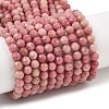 Natural Rhodonite Beads Strands G-E411-11A-4mm-2
