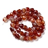 Natural Red Agate Beads Strands G-C085-A05-01-3