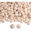 Unfinished Wood Beads WOOD-PH0008-19-WH-1