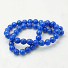 Natural Mashan Jade Round Beads Strands G-D263-12mm-XS08-2