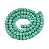 Opaque Solid Color Imitation Jade Glass Beads Strands EGLA-A044-P6mm-D31-3