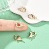 SHEGRACE Brass Lobster Claw Clasps XGRQ58826-751G-4