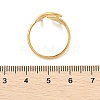 Star Moon 304 Stainless Steel Cuff Rings for Women RJEW-U039-02G-5