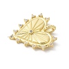 Brass Micro Pave Cubic Zirconia Pendants X-KK-P294-15G-2
