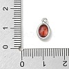 Brass Pave Cubic Zirconia Charms KK-CBA74BF-02P-01-3