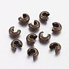 Brass Crimp Beads Covers KK-H289-NFAB-NF-1