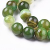Natural Striped Agate/Banded Agate Beads Strands G-I261-C04-8mm-3