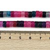 Dyed Natural Agate Beads Strands G-U030-B01-03-5