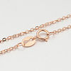 925 Sterling Silver Cable Chain Necklaces STER-M086-22A-3