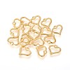 304 Stainless Steel Open Heart Charms STAS-F159-38G-2