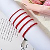 5Pcs 5 Style Nylon Thread Woven Braided Bracelets Set BJEW-SW00054-4