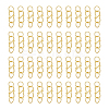 50Pcs 304 Stainless Steel S-Hook Clasps FIND-UN00007-1