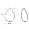 Tarnish Resistant 304 Stainless Steel Linking Rings STAS-T047-16C-2