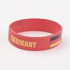 Silicone Wristbands Bracelets BJEW-K168-01E-1