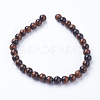 Natural Red Tiger Eye Beads Strands G-C076-6mm-1D-2
