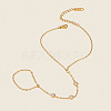 304 Stainless Steel Cable Chain Bracelets LS-MG3461-1