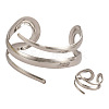 Alloy Spiral Cuff Bangles & Rings Sets FS-WG33B53-01-5