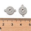 925 Sterling Silver Connector Charms STER-H110-03P-3