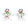 Gingerbread Man Handmade Lampwork Beads LAMP-G150-04C-1