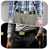 2Pcs 2 Colors Alloy Belt Buckles FIND-DJ0001-75-6