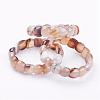 Natural Agate Stretch Bracelets BJEW-F254-G13-1