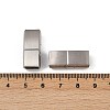 304 Stainless Steel Watch Band Clasps Hand Polished STAS-C127-15P-3